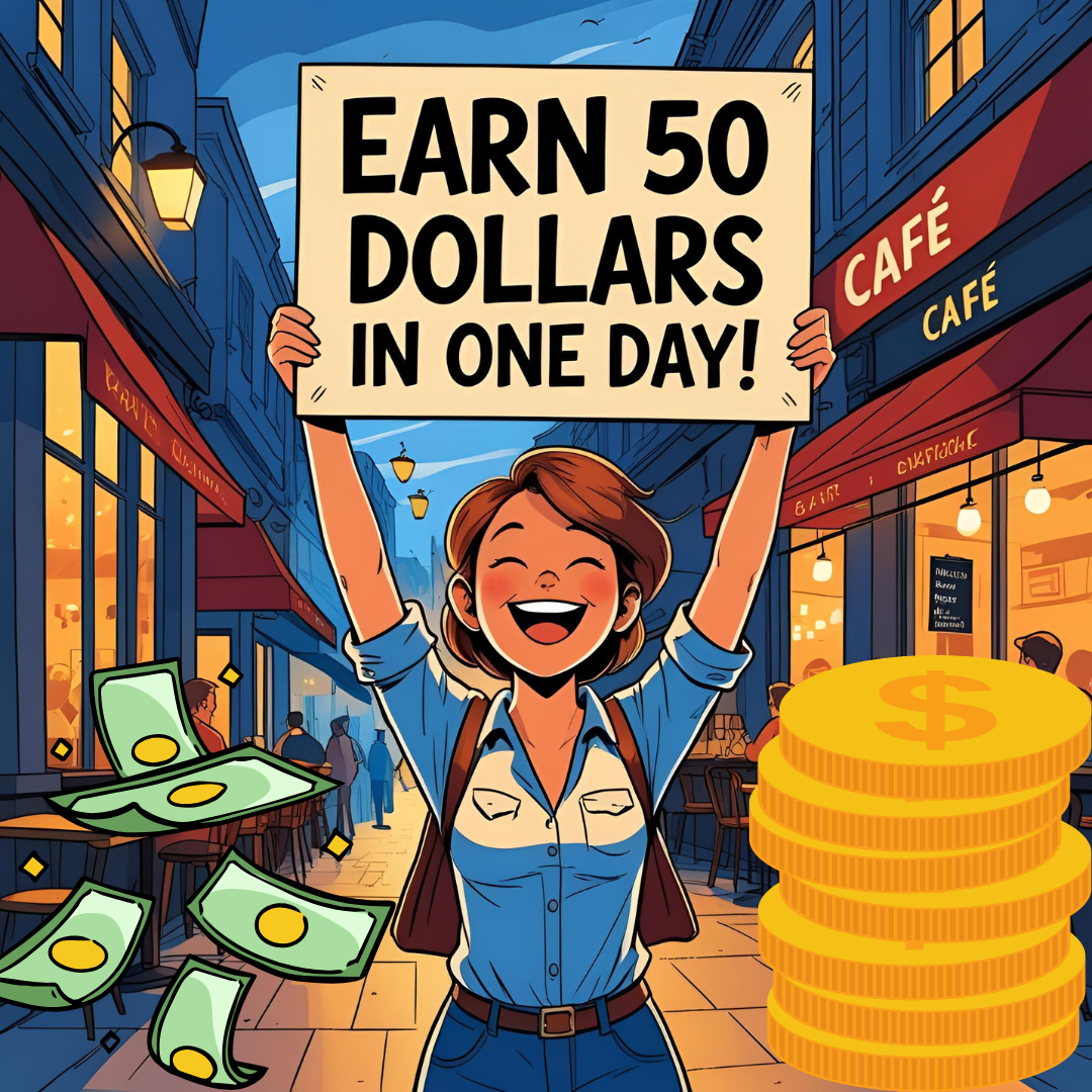 How to Make $50 in One Day