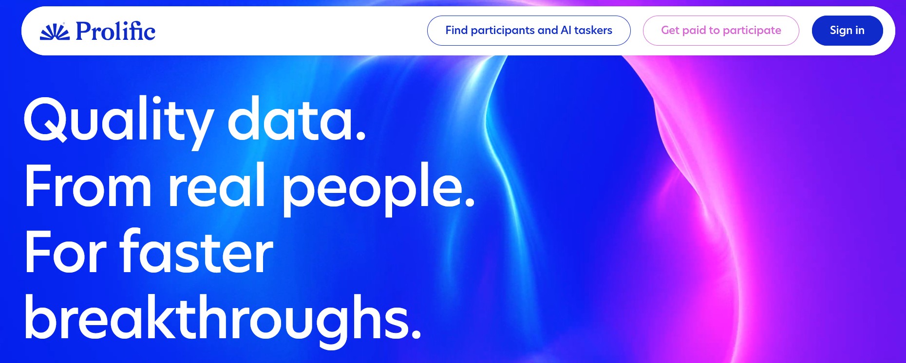 Prolific Main Page